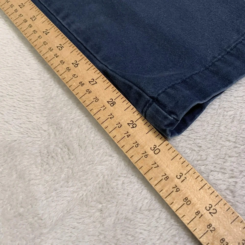 Abercrombie & Fitch Pants Mens 31x30 (Tag 31x32) Blue Chino Cotton Y2K Low Rise